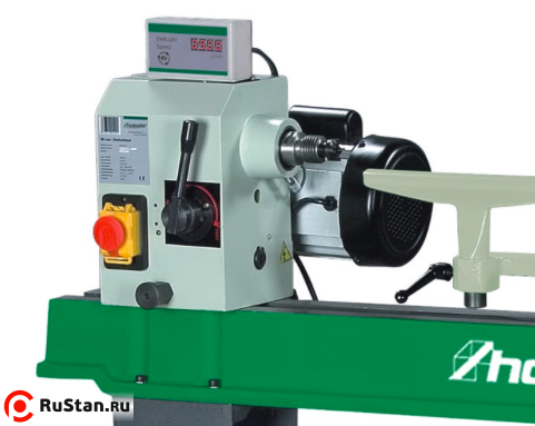 Подвижная передняя бабка с возможностью закрепления в любом месте станины. фото №5 HolzStar DB1100 фото №5